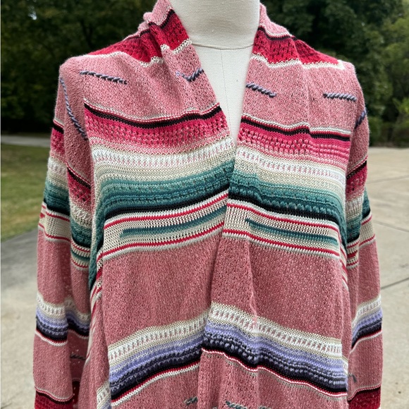 Ralph Lauren serape blanket sweater - Picture 3 of 11